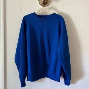 VINTAGE LIFETRENDS CREWNECK SWEATSHIRT. Royal blue color.